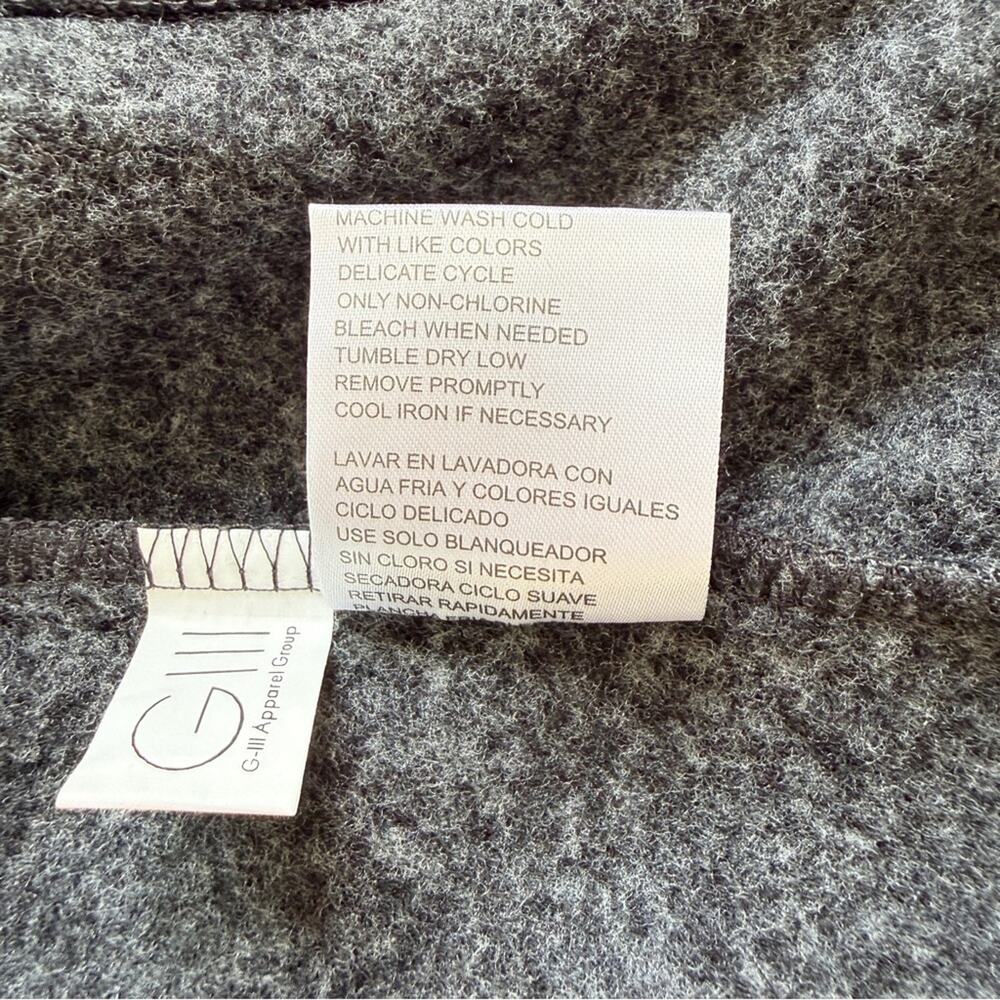 G-III Boston Bruins NHL Hockey Gray Marled Full Zip Jacket Sweatshirt size L - Picture 5 of 9